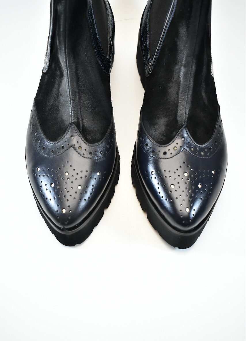 CHELSEA Lux Pointed – Navy Black (broj 41)